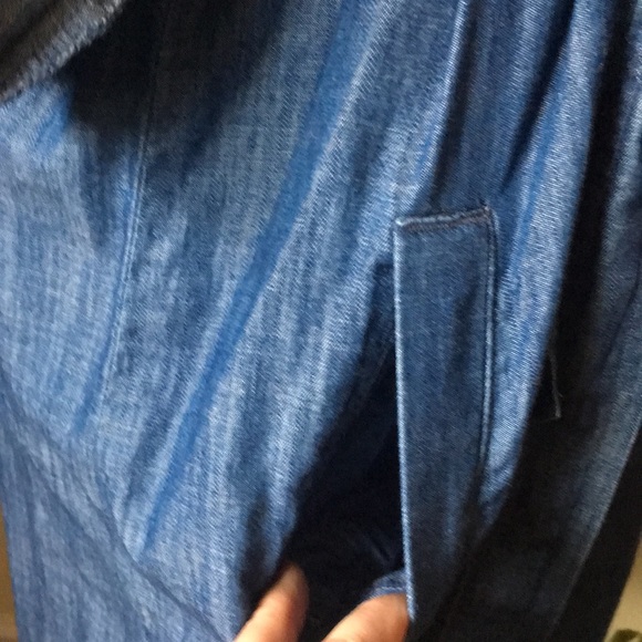 Loft denim jean shirtdress dress - Picture 7 of 8